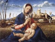 Gentile Bellini The Madonna of the Meadow France oil painting artist